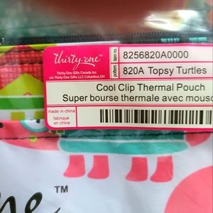 Cool clip thermal pouch